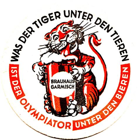 garmisch gap-by olympiator rund 1a (215-was der tiger-schwarzrot) 